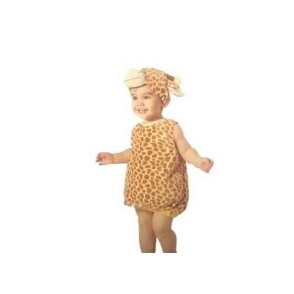 Giraffe Plush Halloween Costume Baby 6-12 Months Target Jumpsuit Headpiece